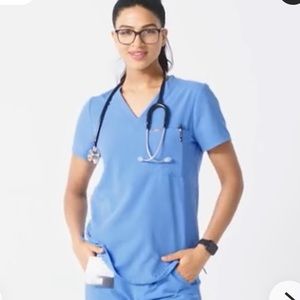 Figs ceil blue scrub set! XS/XSP